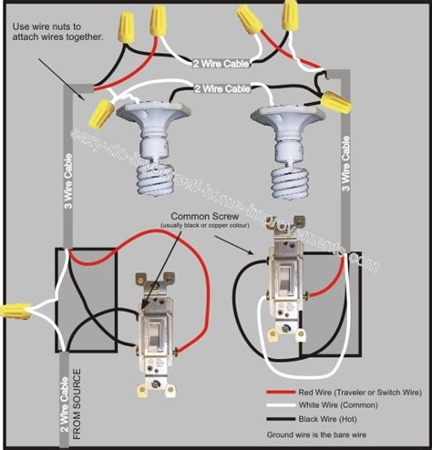 3 Way Switch Wiring Diagram Multiple Lights