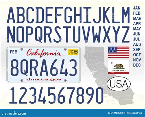 License Plate California Vector Stock Illustrations – 103 License Plate California Vector Stock ...