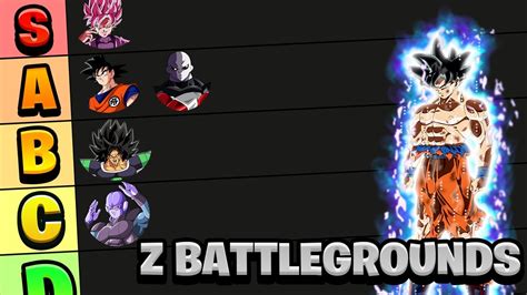 The Best Z Battlegrounds Characters After Goku And Hit - YouTube