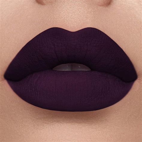 Dark Purple Matte Lipstick Long Lasting Matte Liquid Lipstick | Purple ...