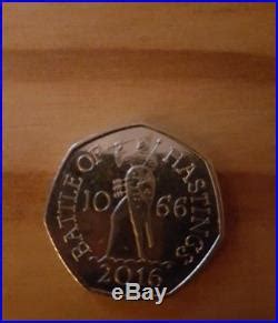 1066 Battle of Hastings 50p Coin 2016 Very rare coin | Border Fine Arts