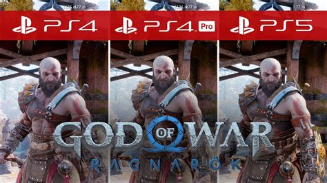 God of War Ragnarok Comparison - PS5 vs. PS4 Pro vs. PS4 / Resolution Mode vs. Performance Mode ...