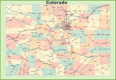 Map Of Colorado Mountain Peaks – secretmuseum