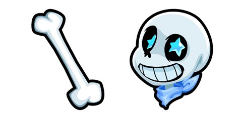 Undertale Blueberry Sans and Bone cursor – Custom Cursor