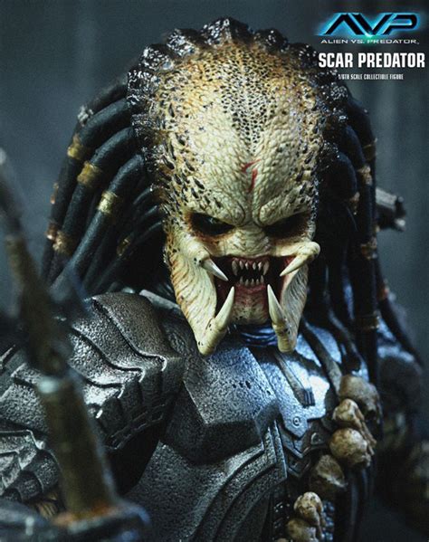 Alien Predator Scar Predator (Final Battle) 1:18 Scale PX Previews Exclusive Figure ...