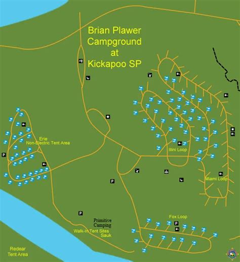 Kickapoo State Park and Campground Review in Illinois