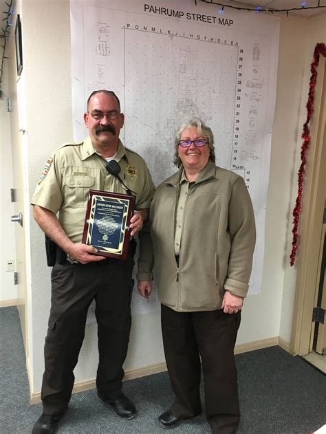 Nye County sheriff honors search and rescue captain | Pahrump Valley Times