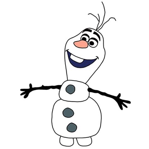 How to Draw Olaf Step by Step - Easy Drawing Tutorial For Kids