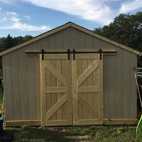 Sliding Barn Doors for shed - RYOBI Nation Projects