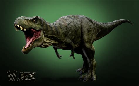 Buck Tyrannosaurus rex Jurassic park by Wolfhooligans on DeviantArt