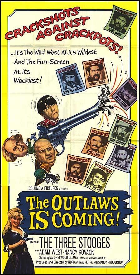 Outlaws Is Coming - Authentic Original 41" x 81" Movie Poster: (1965 ...