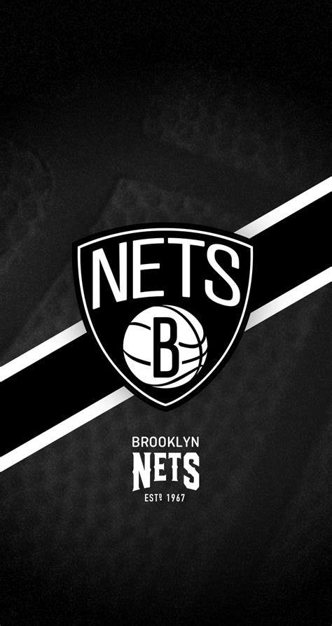 Brooklyn Nets (NBA) iPhone 6/7/8 Lock Screen Wallpaper | Brooklyn nets ...