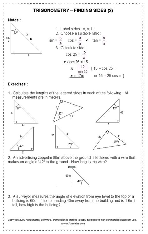 Free high school math worksheet from Funmaths.com | High school math, Math worksheet, School algebra