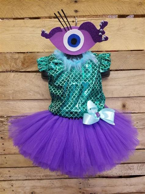 Monsters inc Celia costume, monsters inc costume, celia dress, celia snake hair, celia tutu, ce ...