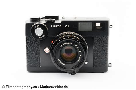 Leica CL - A special model of the Leica M camera series