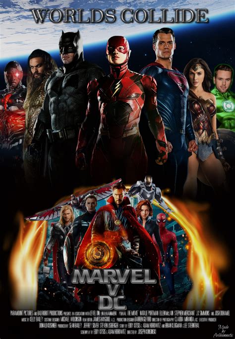 Marvel v DC movie poster by ArkhamNatic on DeviantArt