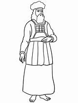 Priest Vestment sketch template