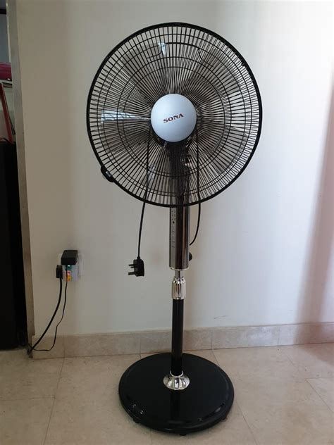 Standing Fan with Remote Control, Furniture & Home Living, Lighting ...