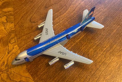 Mavin | ToySmith Air Force One Boeing 747 Toy Passenger Plane USAF Diecast Doors Open