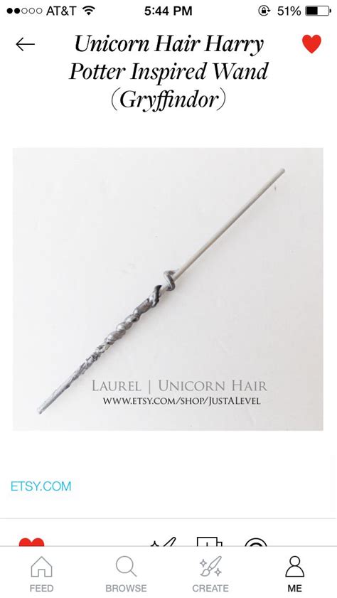 Seren's wand made of Laurel wood with a Unicorn hair and Griffin ...