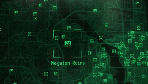 Image - Fo3 Megaton Ruins map.png | Fallout Wiki | FANDOM powered by Wikia