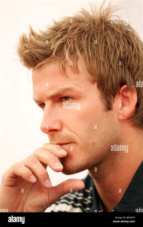 World Cup 2006: England captain David Beckham at press conference in ...