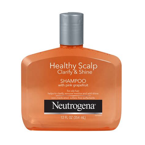 Neutrogena Exfoliating Healthy Scalp Clarify & Shine Shampoo for Oily Hair and Scalp, Anti ...