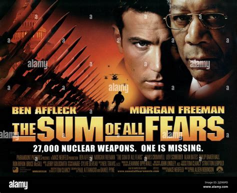 AFFLECK,POSTER, THE SUM OF ALL FEARS, 2002 Stock Photo - Alamy