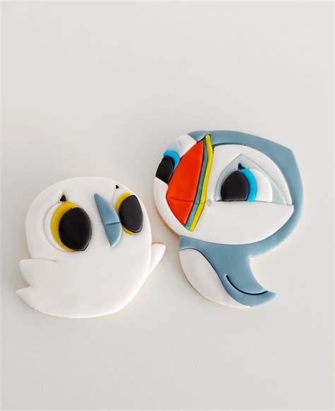 Oona Puffin rock cookie cutter - Great Kookies Design Lab