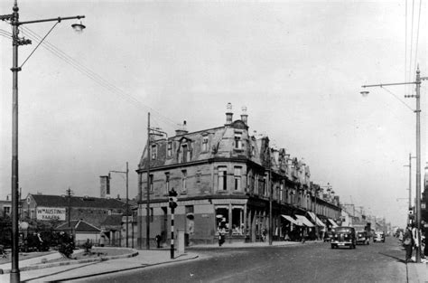 Tour Scotland: Old Photograph Main Street Bellshill Scotland