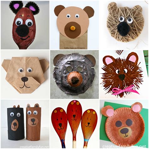 The Cutest Bear Crafts for Kids - Creative Family Fun