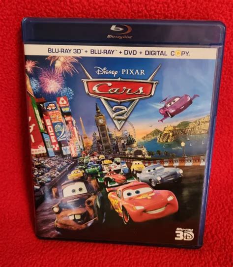 CARS 2 Blu-ray 3D+Blu-Ray+DVD+Digital Copy, 2011, 5-Disc 3D Combo Pack ...