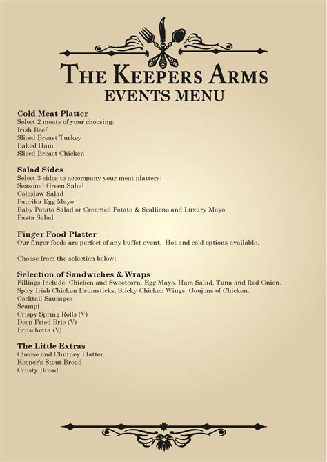 Outdoor Catering Menu_Page_3 - The Keepers Arms