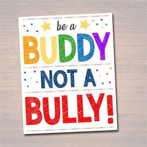 Stop Bullying Poster Set | TidyLady Printables