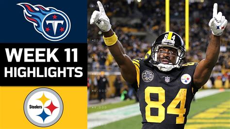 Titans vs. Steelers | NFL Week 11 Game Highlights - YouTube