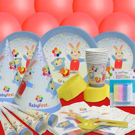 Make your child’s special day a BabyFirst Birthday! Official party supplies featuring popu ...