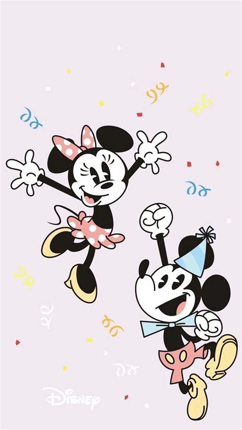 Cute Mickey Mouse And Minnie Mouse Wallpaper