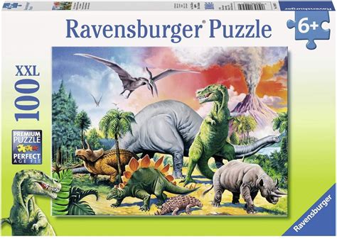 Ravensburger Among The Dinosaurs Puzzle 100.. | Dinosaur posters ...