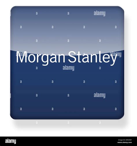 Morgan Stanley logo as an app icon. Clipping path included Stock Photo ...