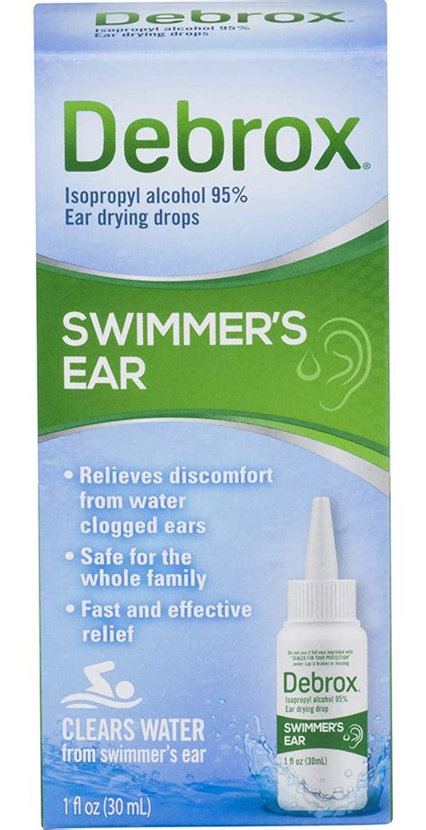 Debrox Swimmer's Ear Relief Ear Drying Drops, Water Clogged Relief, 1 Fl. Oz. - Walmart.com ...