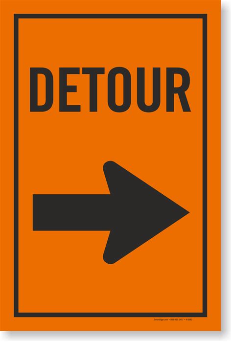 Detour Signs | Detour Ahead Signs