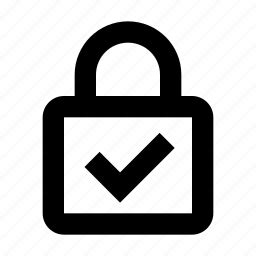 Lock, check, trust, security icon - Download on Iconfinder