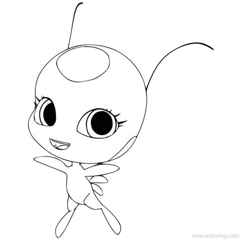 Chibi Miraculous Ladybug And Tikki Coloring Pages | Images and Photos ...