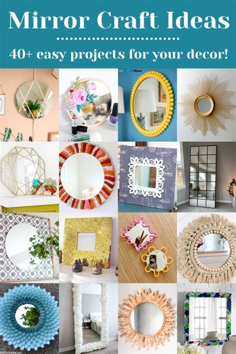 40+ Mirror Crafts for Unique Decor - Mod Podge Rocks