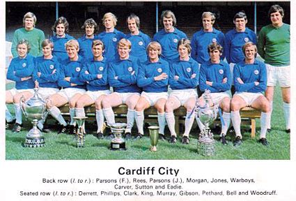 Cardiff City FC, Ninian Park, Cardiff, south Wales - history