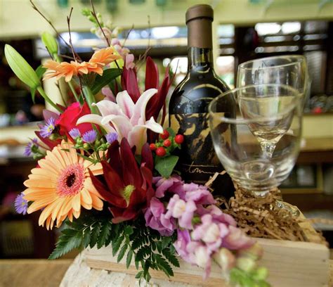 Florist pairs wine and bouquets - StamfordAdvocate