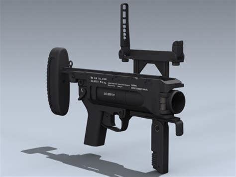 M320 Grenade Launcher 3d Model by Mesh Factory