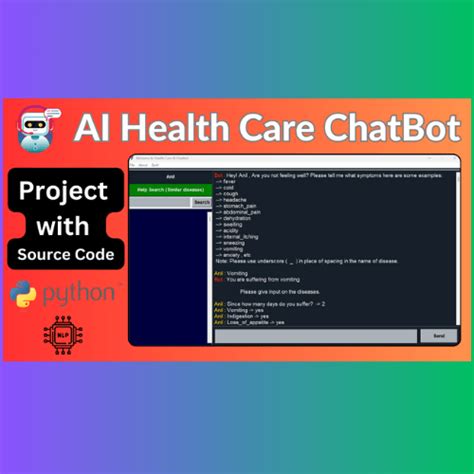 AI Healthcare chatbot project python with source code | Projectworlds Store