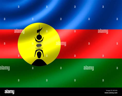 New Caledonia flag Stock Photo - Alamy