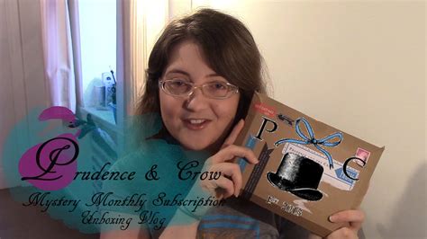 Prudence & Crow February 2016 unboxing - YouTube